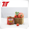 Pasta de tomate enlatada orgánica y saludable de 400 G con marca OEM